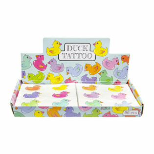 Display Tatuaggi Divertenti Paperelle (96 fogli)