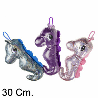 Cavalluccio Marino di Peluche, 30 cm - Colori misti