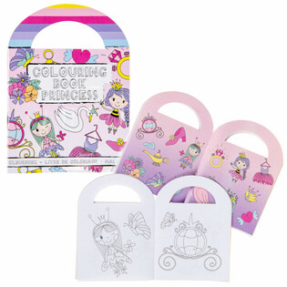 Libretti da Colorare Principesse con Adesivi (48 pz)