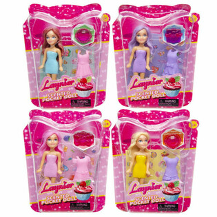 Bambolina tascabile / Mini bambola con accessori in display (24 pz)