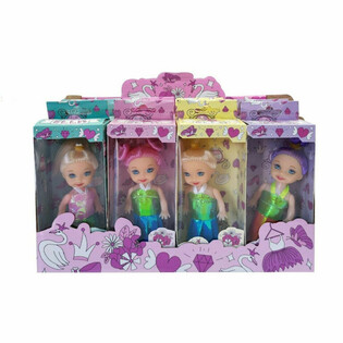 Piccole Bambole Ellis in Scatola e Display (16 pz.)