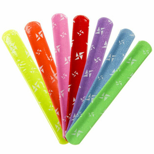 BRACCIALE SLAP MIX COLORI FLUORESCENTI (36 pz.)