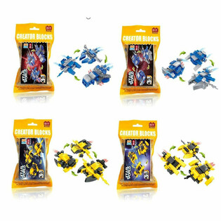 STAR WORLD - SACCHETTI REGALO CON MATTONCINI DA COSTRUZIONE - (48 pz)