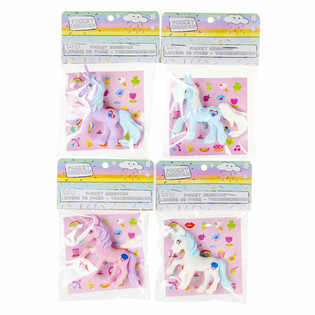 Unicorno con Foglio di Adesivi (48 pz.)