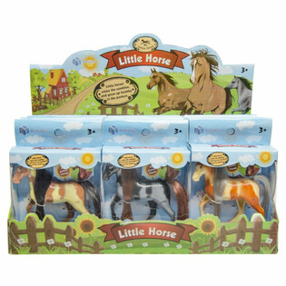 LITTLE HORSE - Cavallini Giocattolo in Display (12 pz.)
