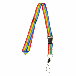 Lanyard / Cordino da Collo Arcobaleno - 50 pezzi