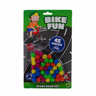 BIKE FUN - 45x Perline per Raggi Bicicletta su Cartoncino (1 pz.)
