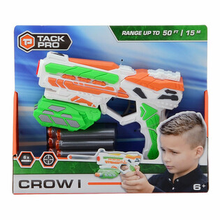 Pistola Tack Pro Crow I con 6 Dardi Morbidi