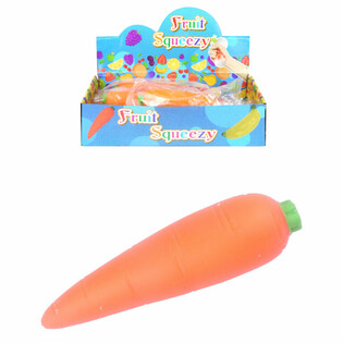 Grande Carota Squeeze Stretchy (12 pezzi in display)