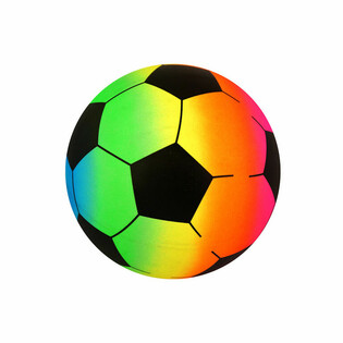 PALLONE DA CALCIO ARCOBALENO &Oslash;20CM (12 pz.)