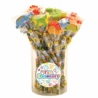 Matita Dinosauro con Gomma (24 pz.)