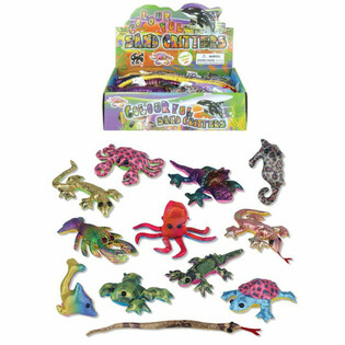 Animali in Sabbia Modellabile Glitterati in Display (24 pezzi)