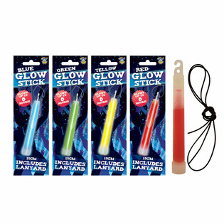 GLOW STICK STARLIGHT - 15CM CON CORDINO - COLORI MISTI IN DISPLAY (12 pz.)