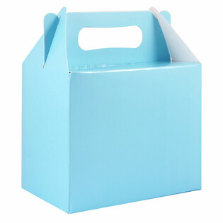 Scatoline Porta Caramelle e Regali Celeste 14x18x10 cm (12 pz)