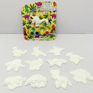 Set Dipingi il Tuo Dinosauro su Card (12 pezzi)