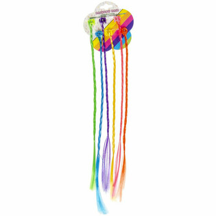 Trecce per capelli arcobaleno set 6 pezzi (24 unità)