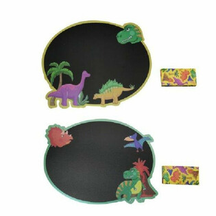 Lavagna a forma di Dinosauro con Gessetti in Espositore (24 pz.)