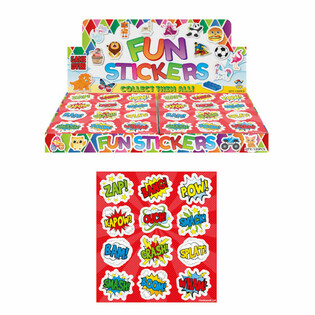 Adesivi Fun: Display Comic Signs (120 pz.)