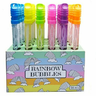 Bacchetta Bolle di Sapone Arcobaleno Grande - Display (24 pz.)