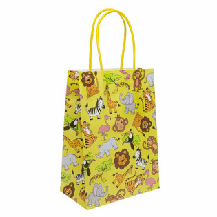 Sacchetti Regalo in Carta Animali della Giungla (12 pz.)
