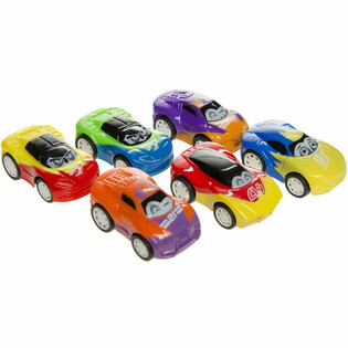 Divertenti Auto Sportive a Frizione con Occhi - Mix (48 pz.)