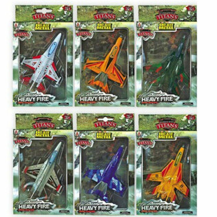 Aerei F16 in Metallo Die-Cast (6 pz.)