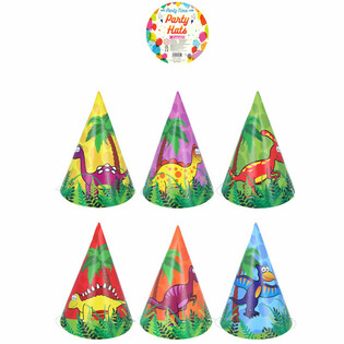 CAPPELLINI PER FESTE MIX DINOSAURO (120 PEZZI)