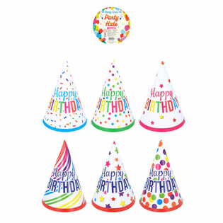Cappellini da Festa Mix 'Happy Birthday' (120 pz)