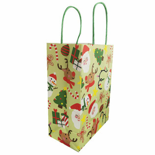 Sacchetti Regalo di Natale in Carta (12 pezzi)