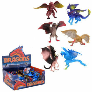 Mix di Personaggi Drago Giocattolo in Display (36 pz.)
