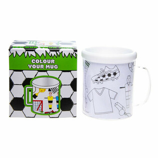 Bicchieri da Colorare "Calciatori" (set da 2)