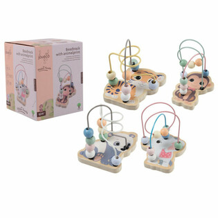 JOUECO&reg; Labirinto di Perline Animali - Dai 12 Mesi