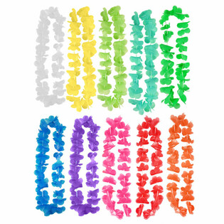 COLLANA HAWAIANA - COLORI MISTI (10 pz.)