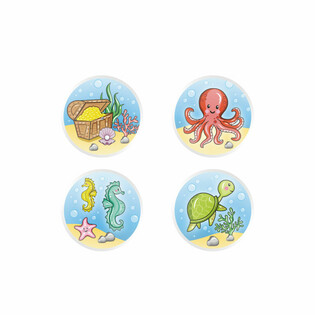 MIX SEA LIFE / ANIMALI MARINI - PALLINE RIMBALZANTI Ø3.3 cm (100 pz)