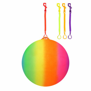 PALLA ARCOBALENO CON CORDINO / BUNGEEBALL &Oslash;23 Cm (24 pz.)