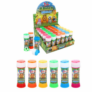 Bolle di Sapone Animali della Giungla 50ml in Display (36 pz)