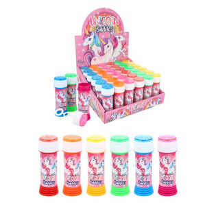 BOLLE DI SAPONE - UNICORNO - 50ML IN DISPLAY (36 pz.)
