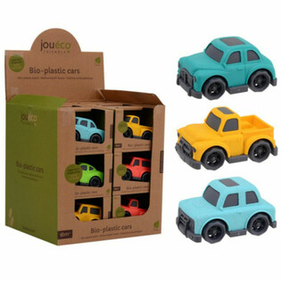 JOUECO - AUTO IN BIO-PLASTICA IN DISPLAY (18 pezzi)