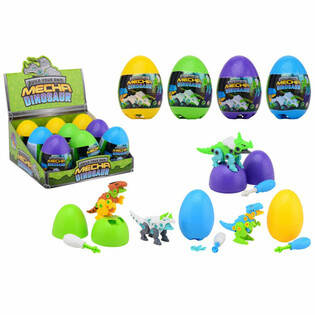 Grande Uovo di Dinosauro Kit di Costruzione - Display (9 pezzi)