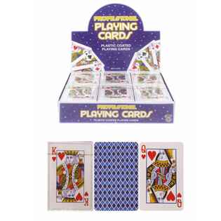 Carte da gioco plastificate in display (12 pz.)