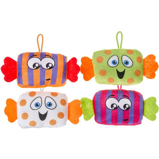 CARAMELLE DI PELUCHE - 23 cm - COLORI MISTI (24 pz.)