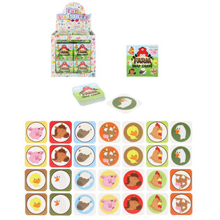 PICCOLI GIOCHI DI MEMORIA - MODELLO: FATTORIA - IN DISPLAY (64 pz)