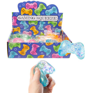 SQUEEZE CONTROLLER DA GIOCO - COLORI MISTI - IN DISPLAY (12 pz.)