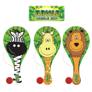 Gioco di Racchetta e Pallina Animali della Giungla (12 pz.)