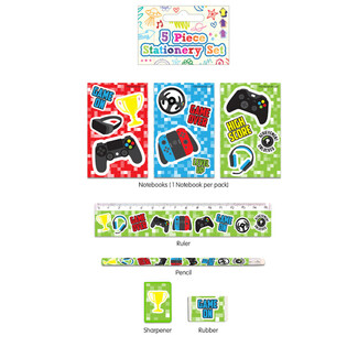 SET DI SCRITTURA GAMER DA 5 PEZZI (24 pz.)