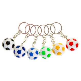 Portachiavi Pallone da Calcio - Colori Misti (48 pz.)