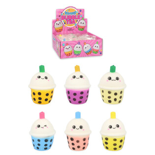 Bubble Tea Squeeze Fidget - Colori Mix in Display (12 pz.)