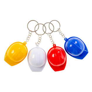 Portachiavi Caschetto da Cantiere con Apribottiglie - Colori Misti (48 pz.)