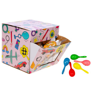 PICCOLE MARACAS SAMBA - COLORI MIX - IN DISPLAY (60 pz.)