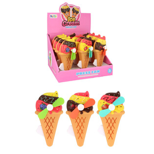 VENTILATORE MANUALE A FORMA DI GELATO - IN DISPLAY (12 pz.)